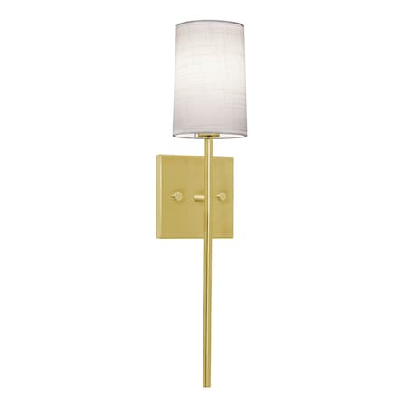 Afx Rose 1-Light LED Sconce - Satin Brass ROSS0420CBSB